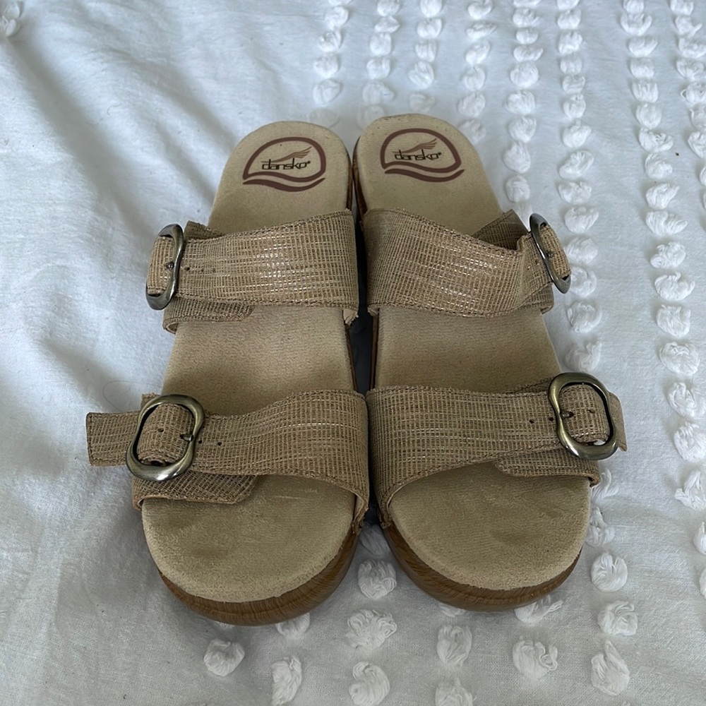 Dansko tan sandal size 37